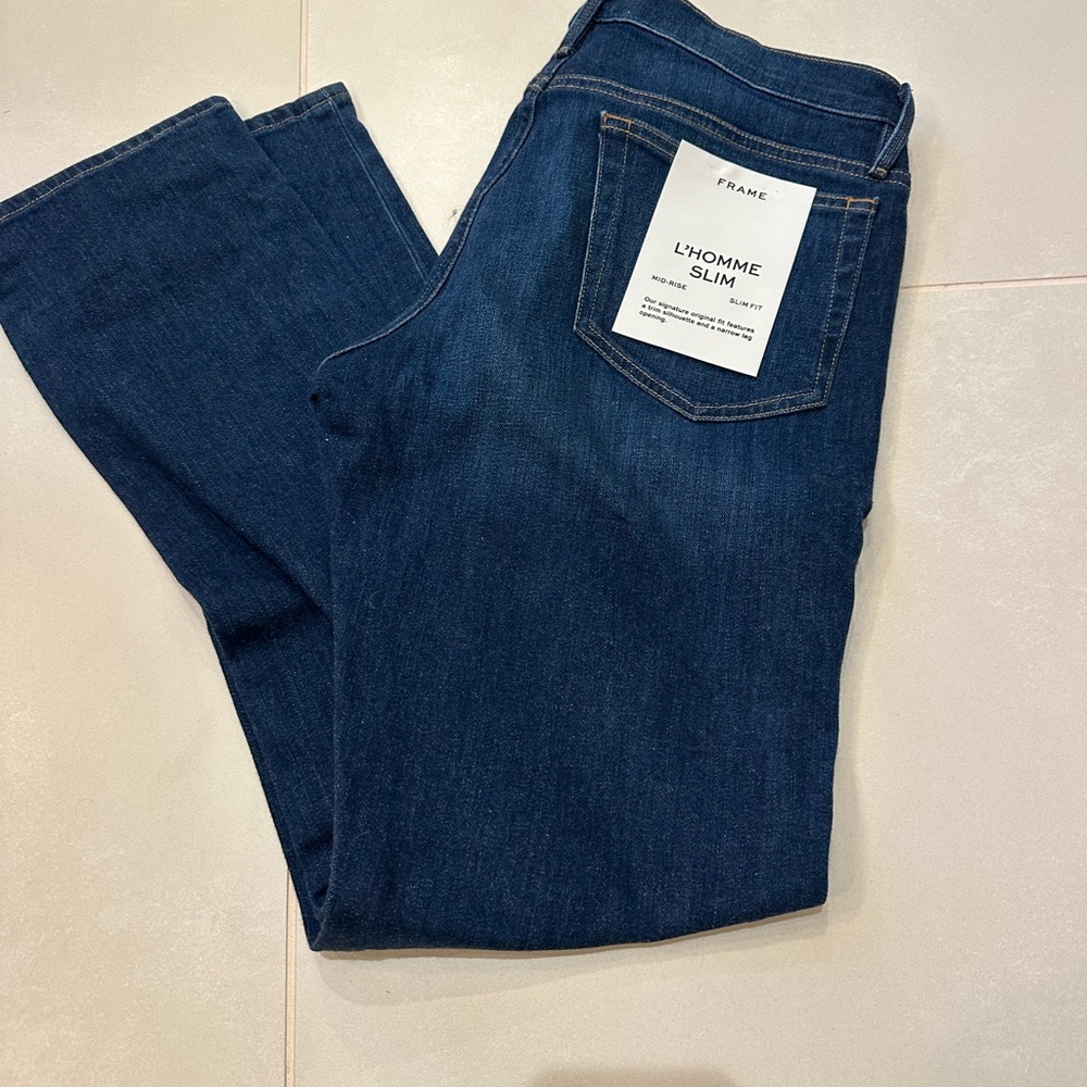 Frame Denim Men’s  Dark Blue slim fit Jeans